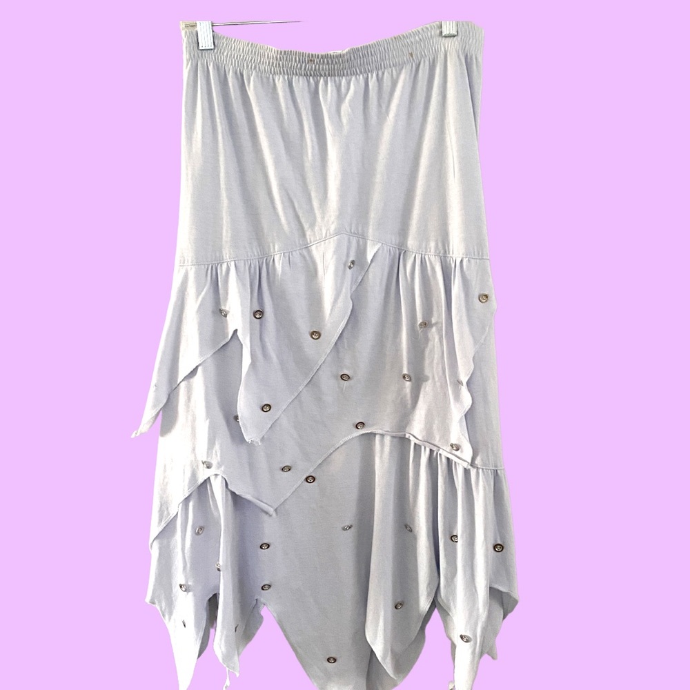 Vintage 90’s Y2K Grunge Fairy Ballet Tinkerbell Maxi Skirt Size Medium - Picture 8 of 8